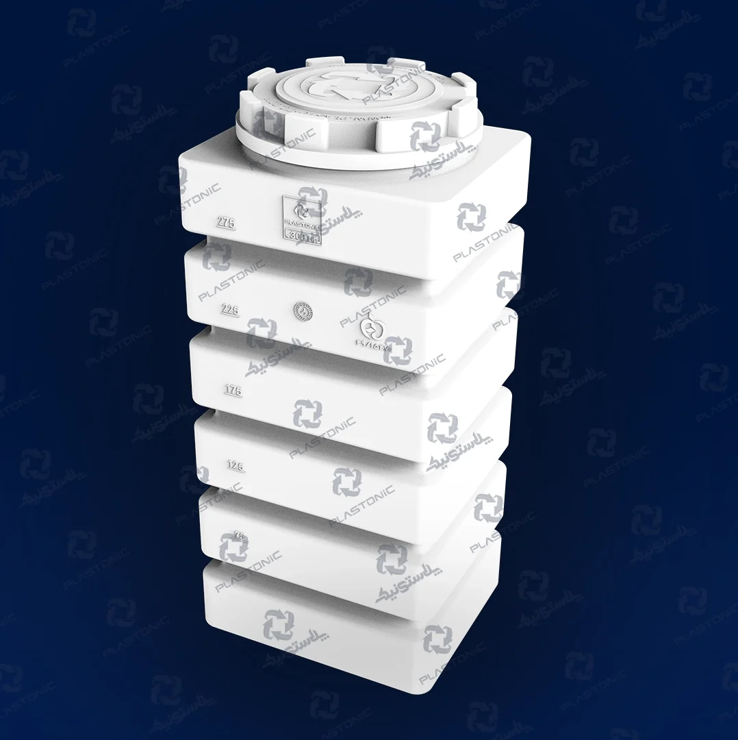 300-L-vertical-rectangular-Plastonic-PMS-507-1-assembly-product-43-cm-Lid-render مخزن ۳۰۰ لیتری مکعبی - Image 1